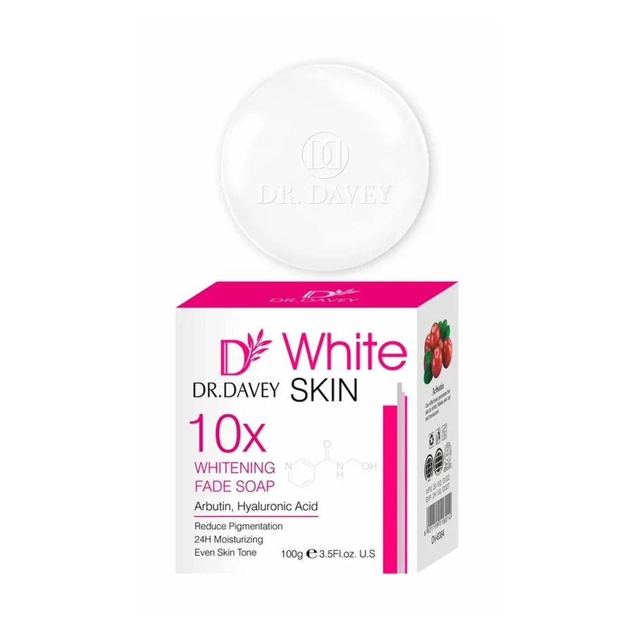 DR.DAVEY 10x White Fade Soap 100 g OEM/ODM Dv-6384 product image for OEM/ODM private label soap manufacturing